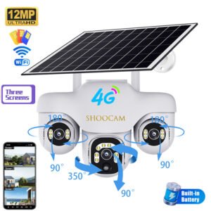 4G Solar Power PTZ IP Camera Security